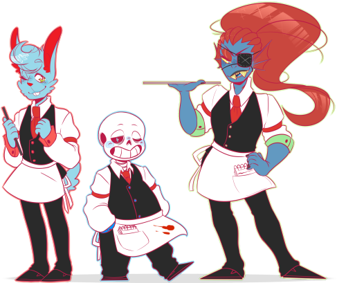 Welcome To Undercafe - Undertale Undercafe Au (500x410), Png Download