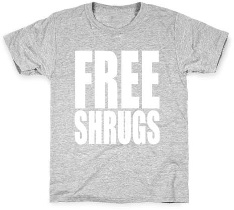 Free Shrugs Kids T-shirt - Funny Pokemon Go Shirts (484x484), Png Download