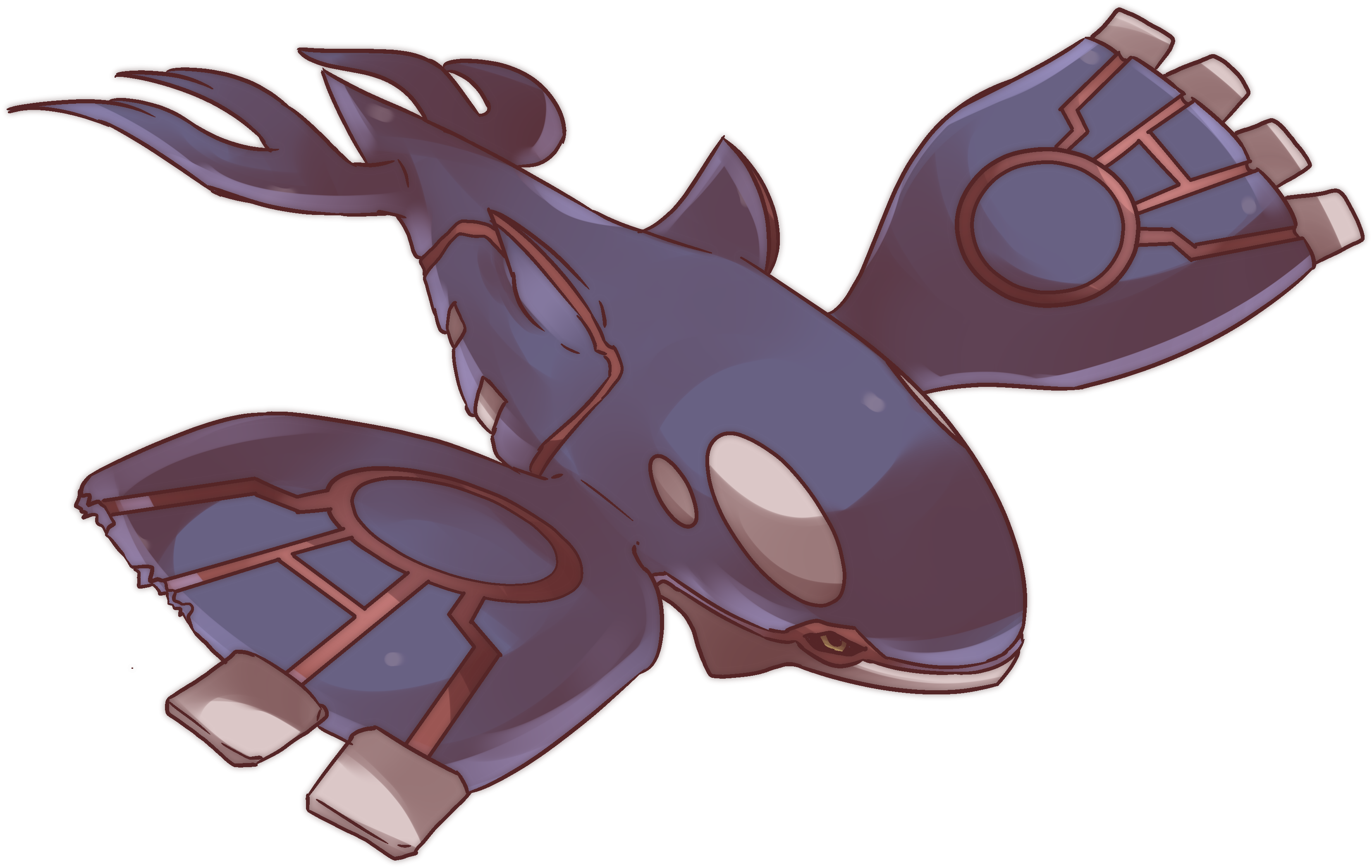 Levikyogre - Kyogre (3318x2100), Png Download