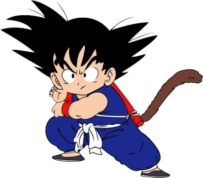 K#goku-psd61058 - Dragon Ball Original Goku (400x351), Png Download