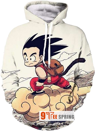 Kid Goku 3d Hoodies - Dragon Ball Z Hoodie Kid Goku (480x480), Png Download