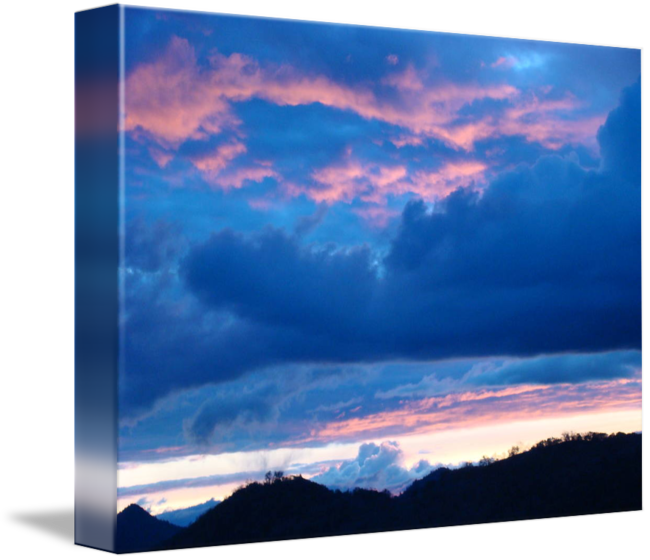 Png Collection Of Free Clouds Detailed Download On - Sunset Clouds Pink Blue (650x560), Png Download