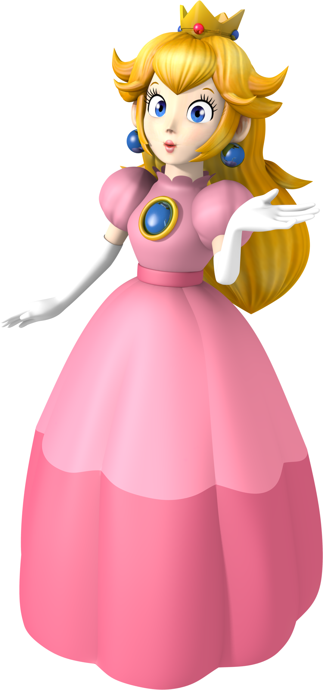 N64 Peach Vinfreild - Princess Peach Mario Party 3 (1418x2362), Png Download