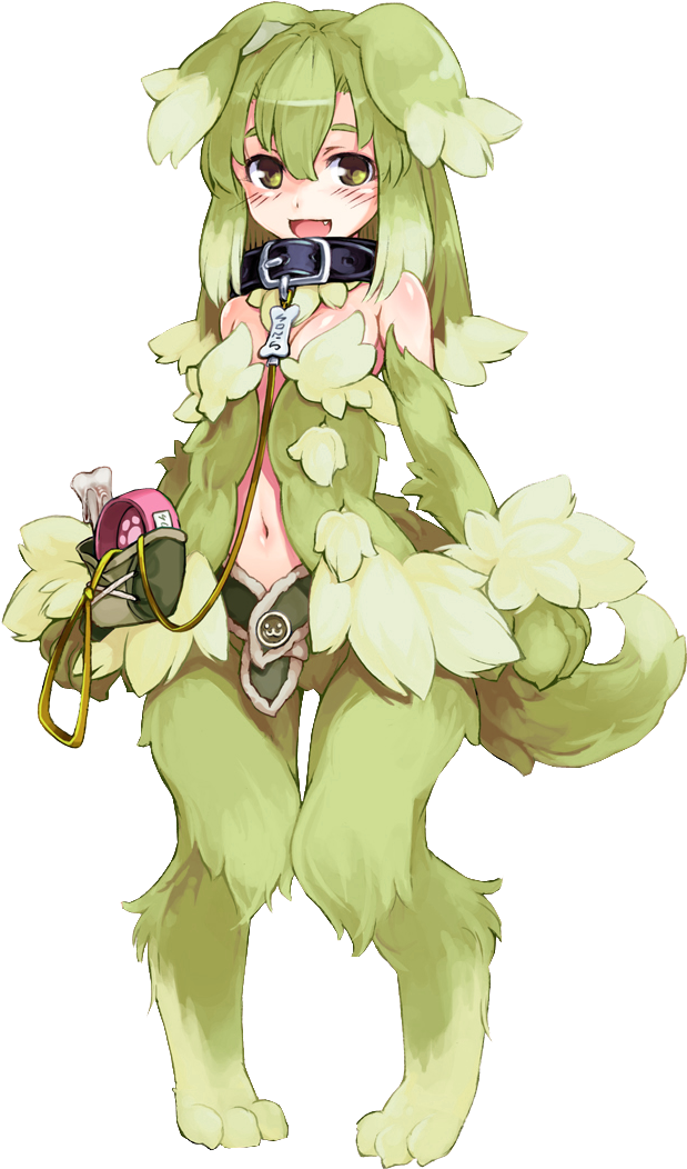 Kobold Big Copy - Anime Plant Monster Girl (693x1100), Png Download