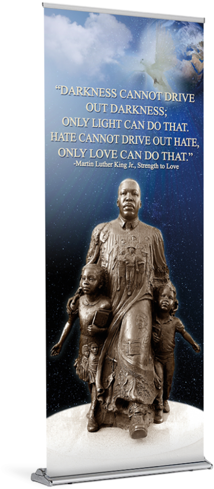 Martin Luther King Jr - Statue Of Martin Luther King: Blank 150 Page Lined (1024x1024), Png Download