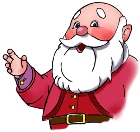 Christmas Santa Face Free Png Image - Santa Claus Draw Character (450x424), Png Download