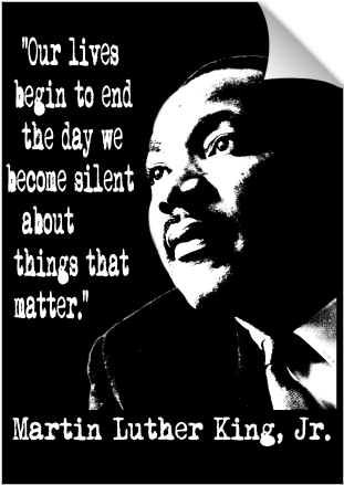 Martin Luther King Jr - Poster (674x516), Png Download