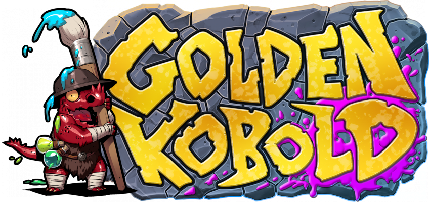 Golden Kobold 2 - Painting (848x400), Png Download