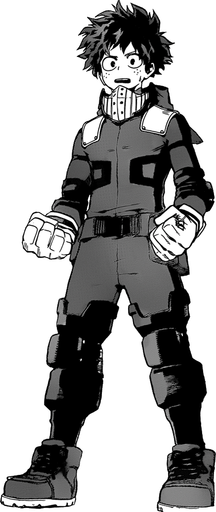 Izuku Midoriya - Izuku Midoriya Second Costume (437x1034), Png Download