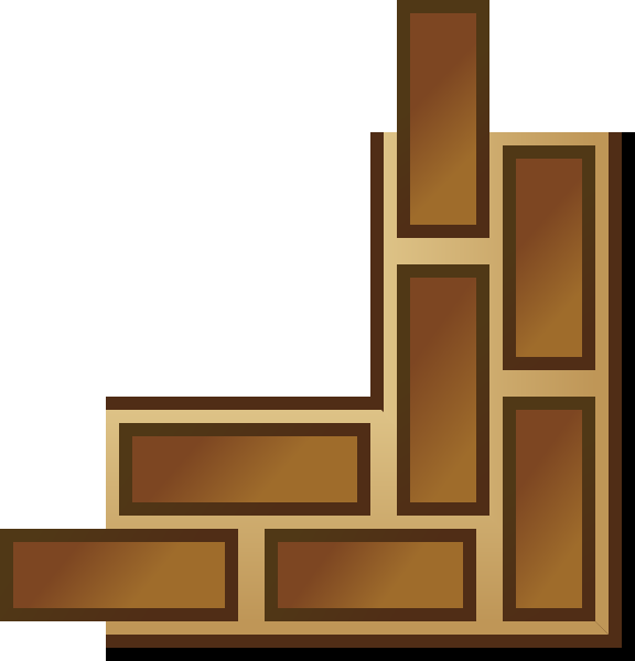 Free Vector Rpg Map Brick Border Clip Art - Borders Clip Art (576x600), Png Download