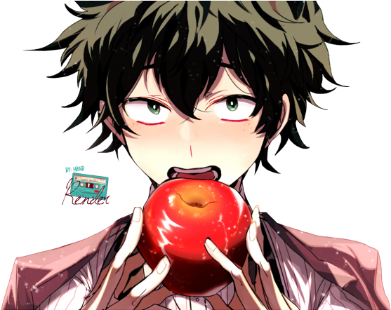 Boku No Hero Academia, Izuku Midoriya, And Deku Image - Midoryia Boku No Hero (500x316), Png Download