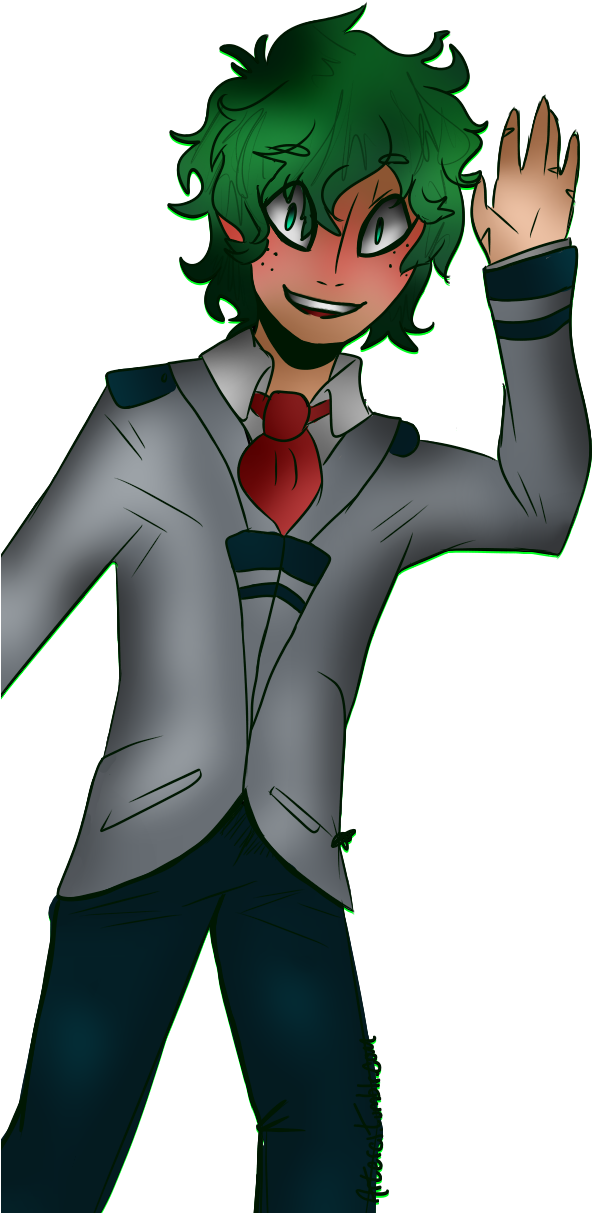 Deku Midoriya Midoriya Deku Midoriya Izuku Midoriya - Cartoon (800x1280), Png Download