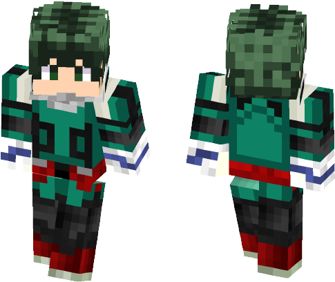 Izuku Midoriya Season - Ainz Ooal Gown Skin Minecraft (584x497), Png Download