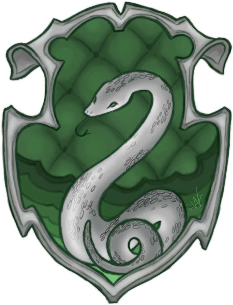 By Anchoredtether On Deviantart - Slytherin Crest Transparent (779x1025), Png Download