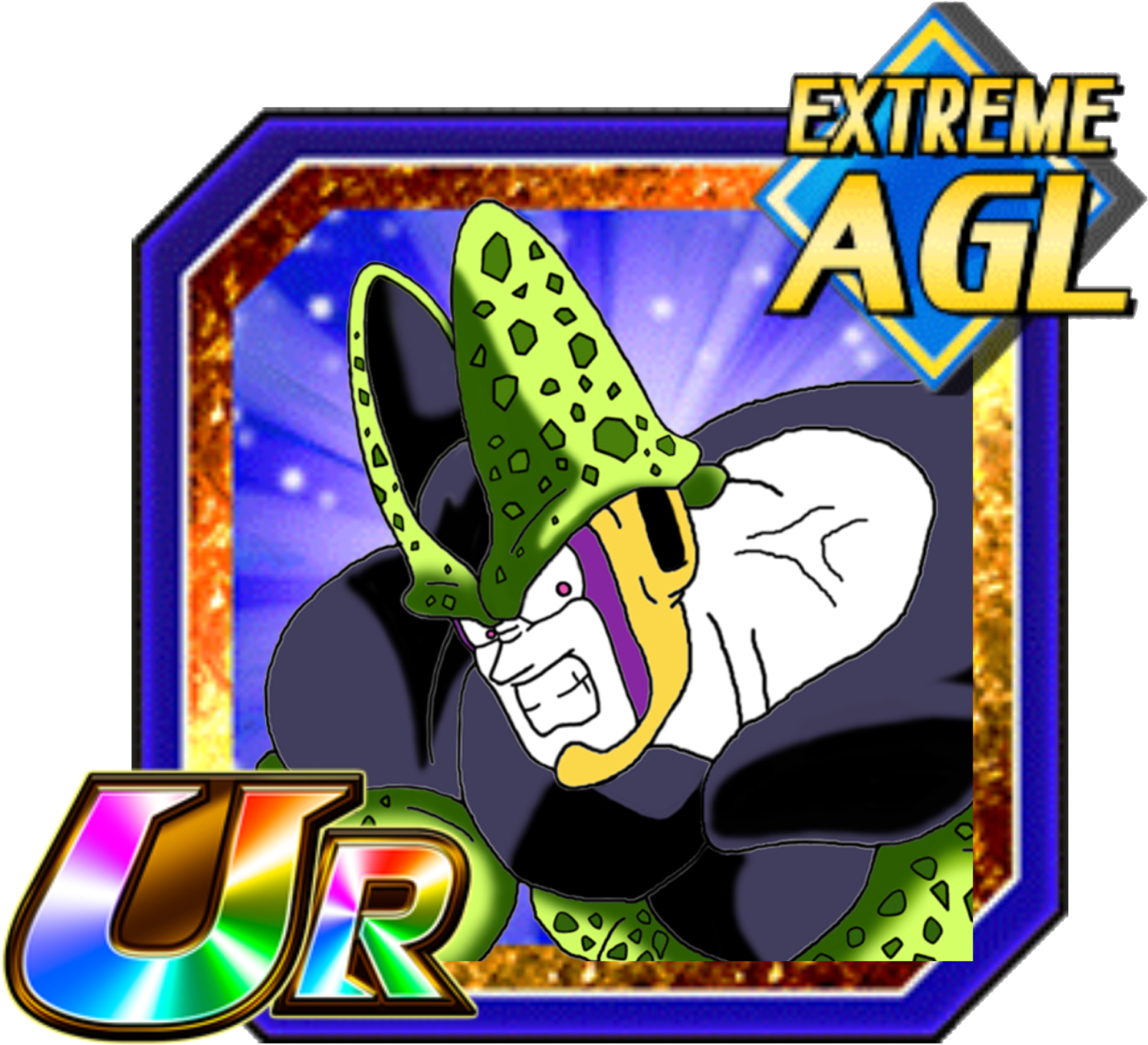 Desperate Times Perfect Cell Db - Goku Ultra Instinct Tur Dokkan Battle (2000x1827), Png Download