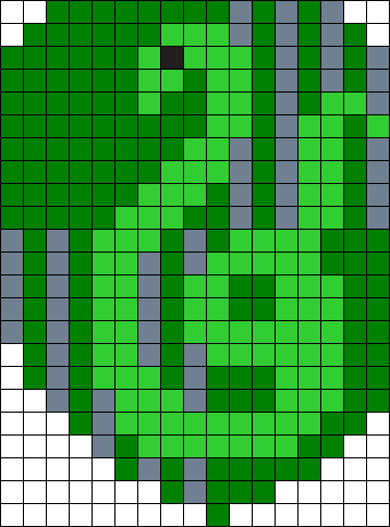 Slytherin Crest Perler Bead Pattern / Bead Sprite - Hufflepuff House Perler Beads (358x484), Png Download