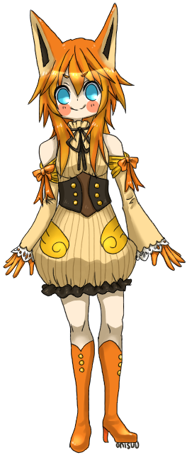 Victini - Pokemon Gijinka Victini (276x654), Png Download