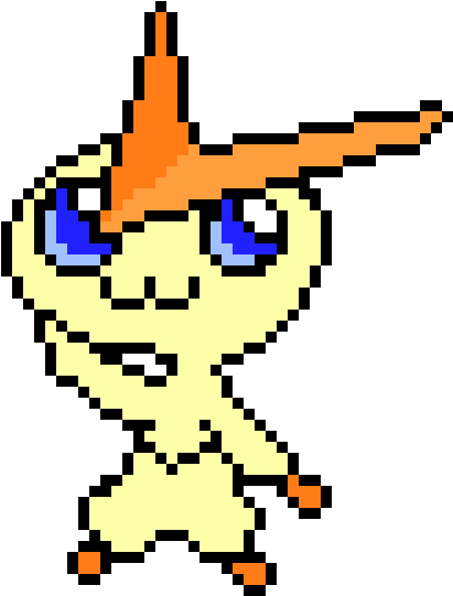 Victini (500x550), Png Download