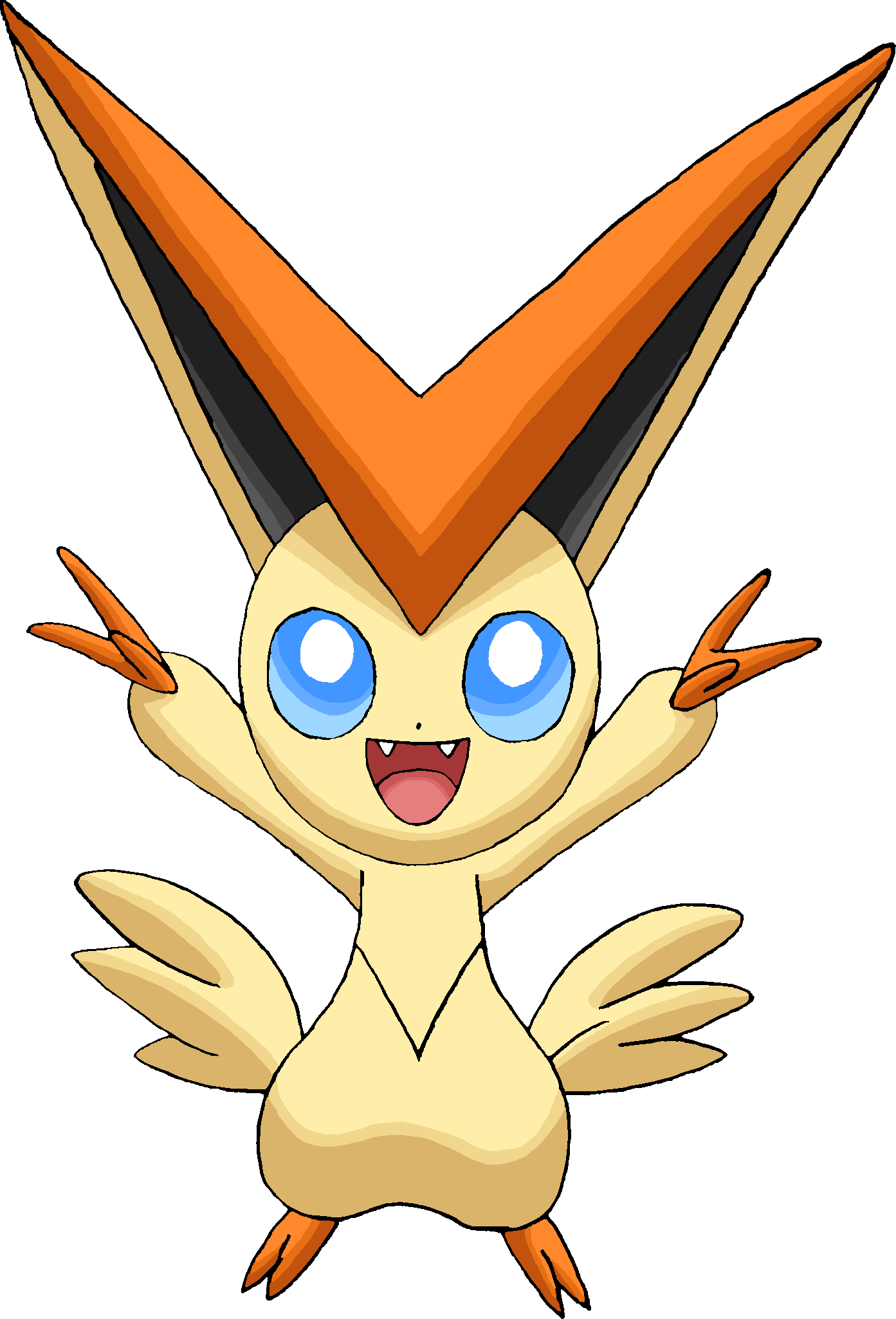 Log In To Report Abuse - Victini (1393x2050), Png Download