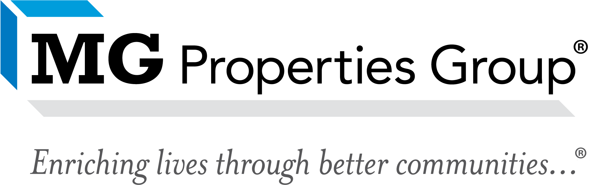 Mg Properties Logo, At The Marquee Apartment Homes, - Pushing Back The Gates: Neighborhood Perspectives On (2203x786), Png Download