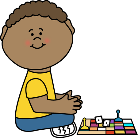 The Dice Game - Boy Playing Game Clipart (450x448), Png Download