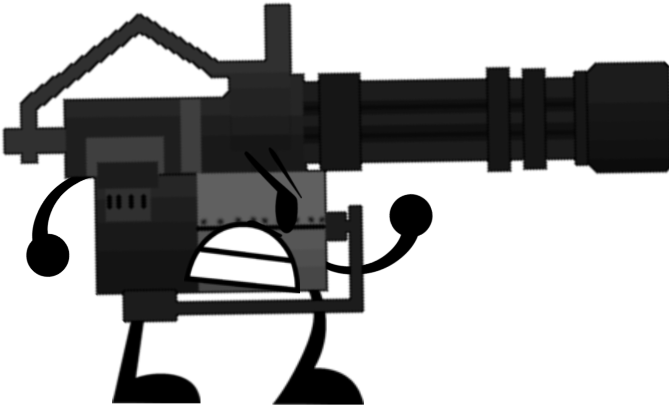 Minigun - Brickarms Custom Weapon M4 Black (1440x2392), Png Download