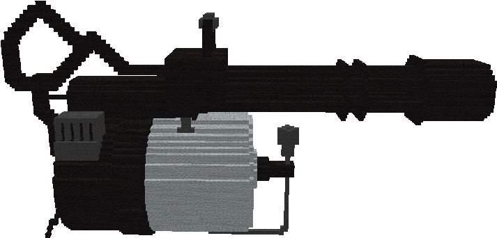 Kg1n6uk - Mine Imator Minigun Rig (874x396), Png Download