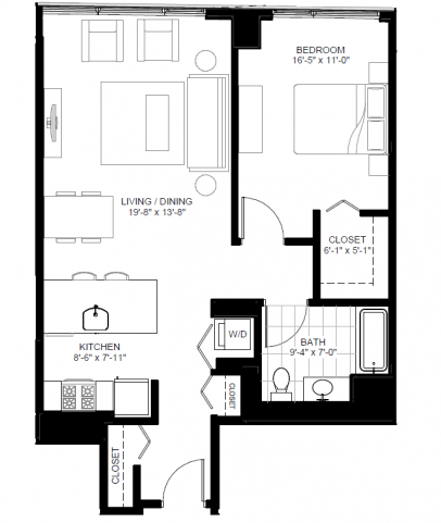 All - Floor Plansc3b - Marquee At Block 37 (640x480), Png Download