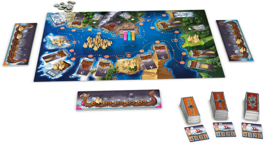 Pic4172465 - Raids Board Game Iello (900x479), Png Download