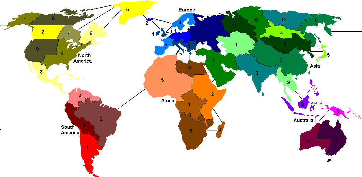 Risk Game Map Fixed - Latin American Social Sciences Institute (1227x628), Png Download