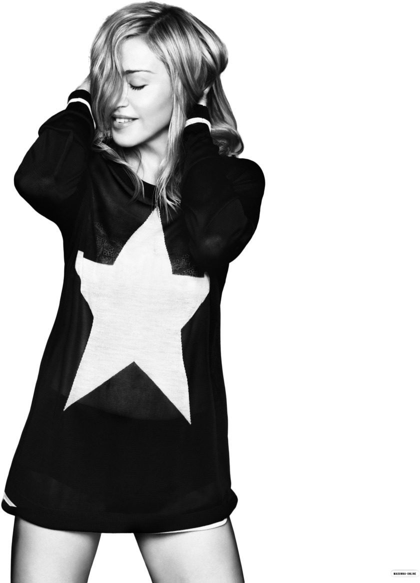 Madonna Png Photo - Madonna Gimme All Your Luvin Single (1024x1179), Png Download