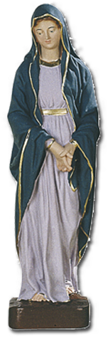 Our Lady Of Sorrows - Statua Madonna Addolorata 20 Cm (330x500), Png Download