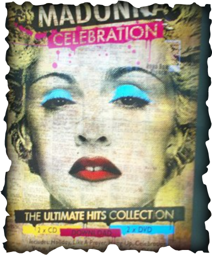 Theses Colours Are Very Bold Therefore Grabbing The - Warner Bros. Madonna - Celebration [cd] Usa Import (423x508), Png Download