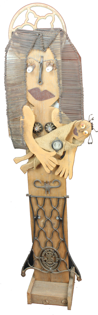 "madonna & Child" Danette Sperry-leigh & Paige Fine - Carving (383x1200), Png Download