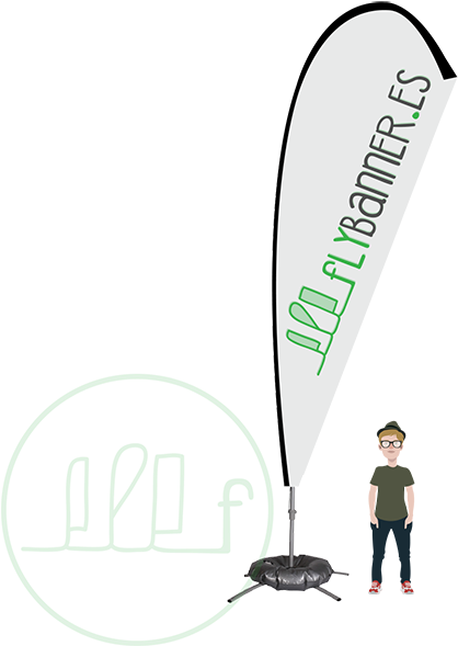 Fly Banner Lágrima Gigante 6m - Portable Network Graphics (600x600), Png Download
