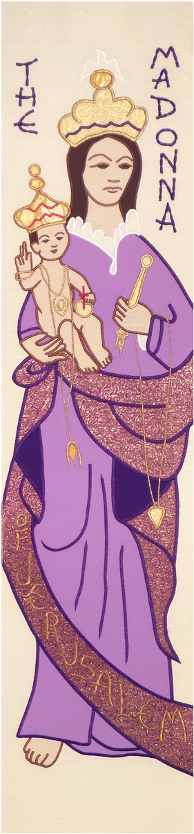 Madonnaofjersusalem - Illustration (838x1600), Png Download