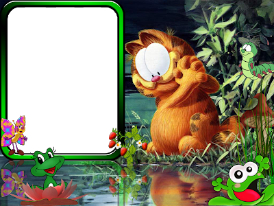 Molduras Garfield Png - Garfield (400x300), Png Download