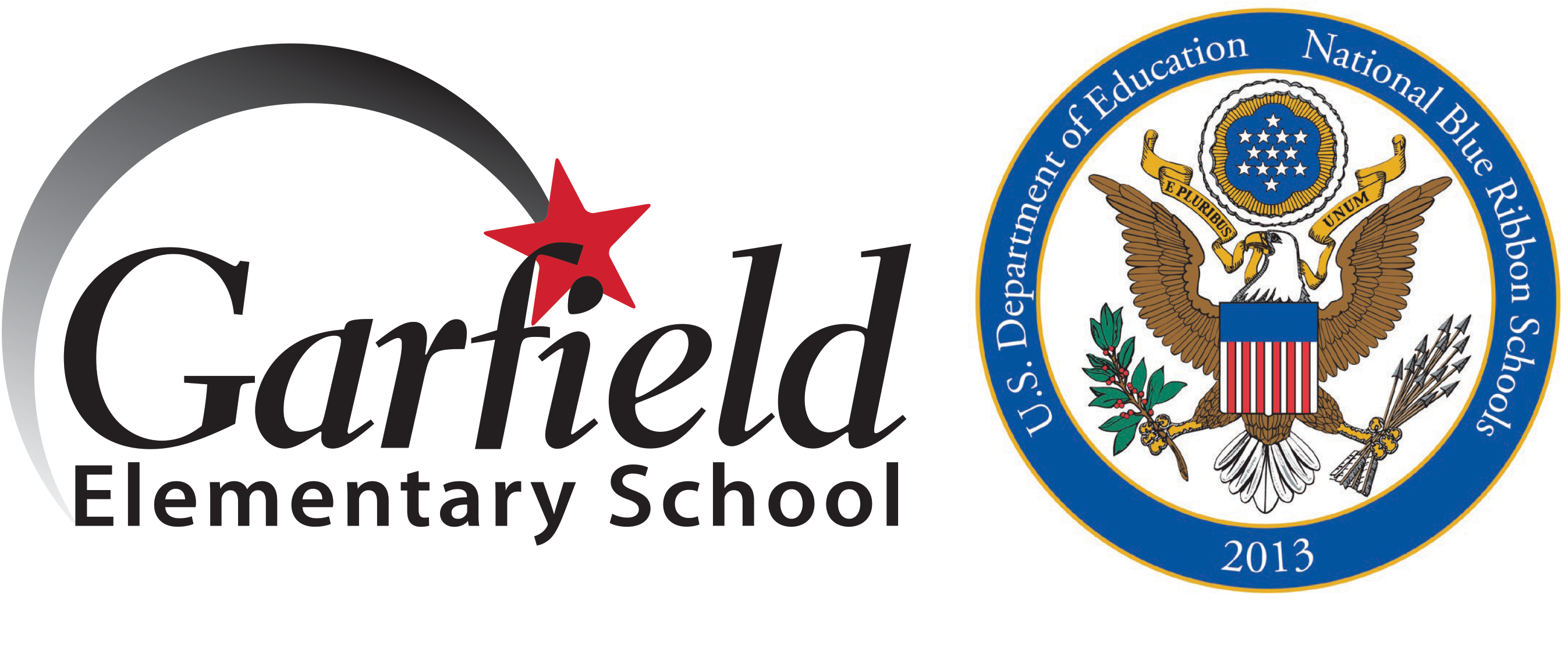 Garfield School Logo - National Blue Ribbon Schools Program (2694x1122), Png Download