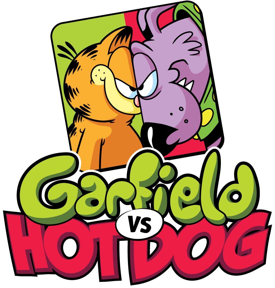 Logo - Garfield Vs Hot Dog (1024x1024), Png Download