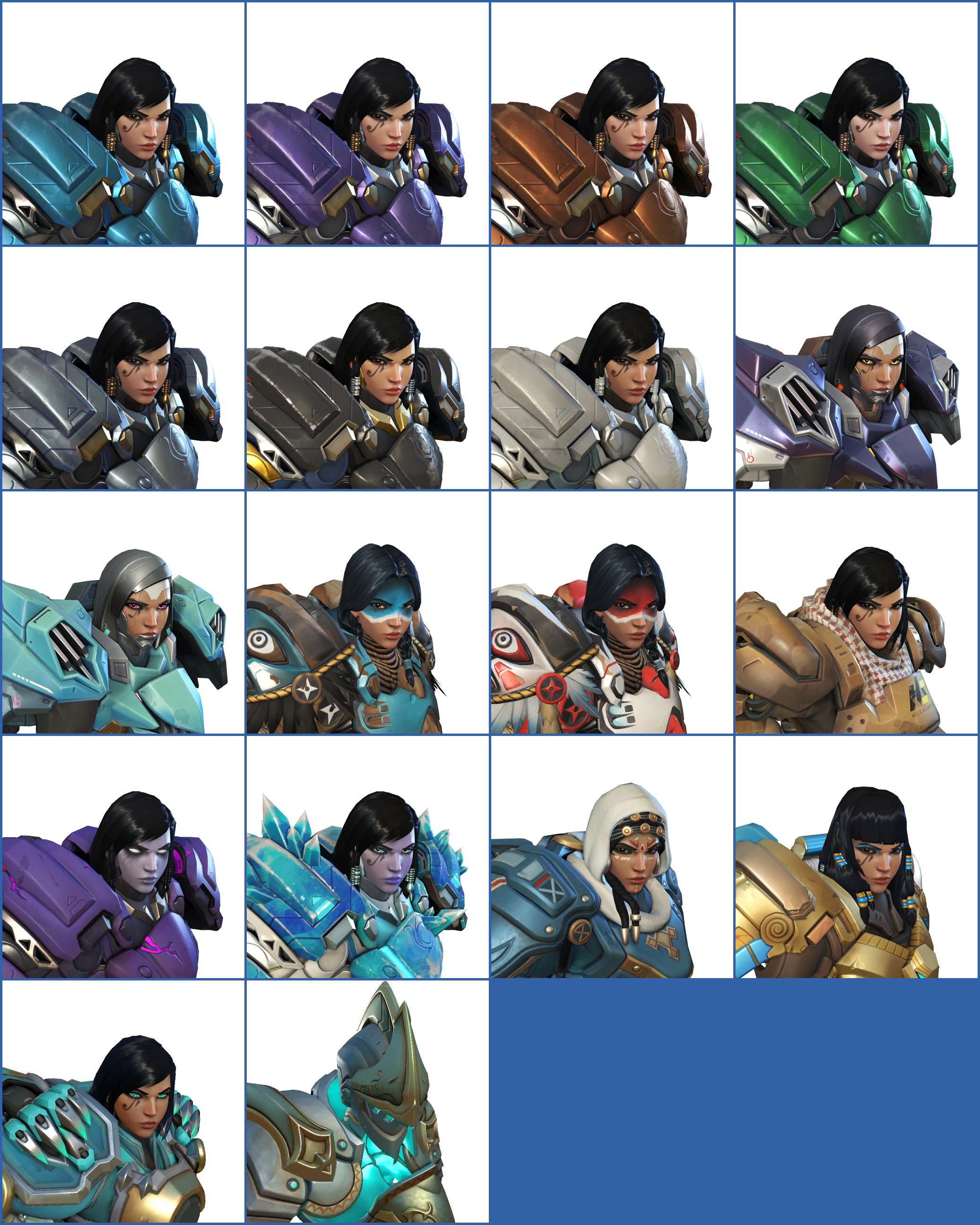 Click For Full Sized Image Pharah - Collage (2073x2590), Png Download