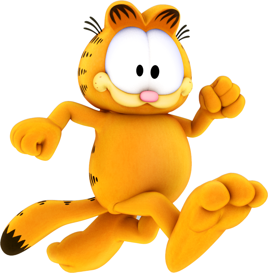 Garfield & Cie - Boa Tarde Ou Boa Noite (861x877), Png Download