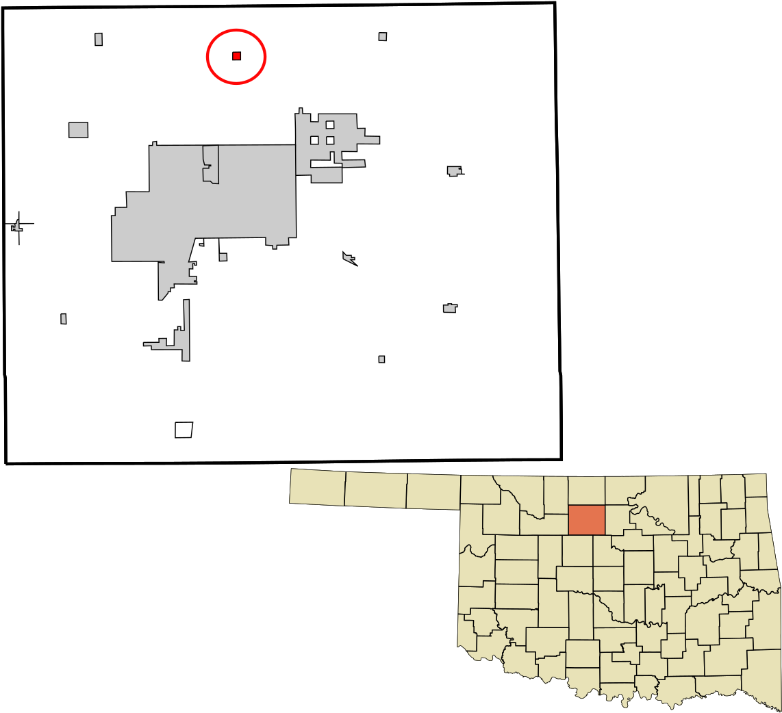 Oklahoma County Map (1200x1065), Png Download