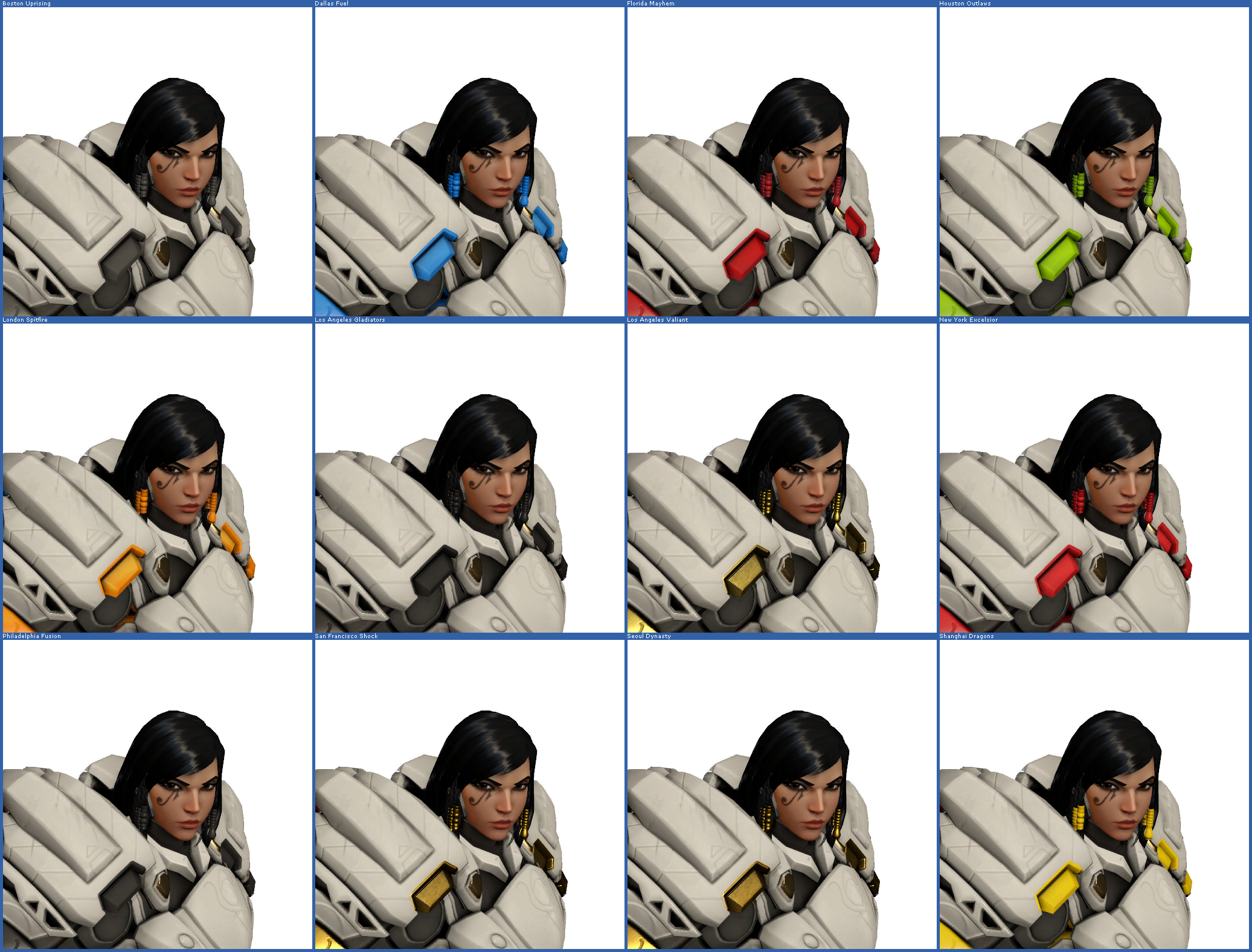 Click For Full Sized Image Pharah - Sitting (2073x1577), Png Download