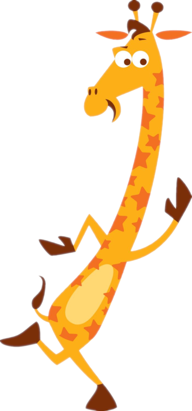 Geoffrey The Giraffe - Toys R Us Jirafa (611x1309), Png Download