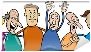 Cartoon People Hugging (400x400), Png Download