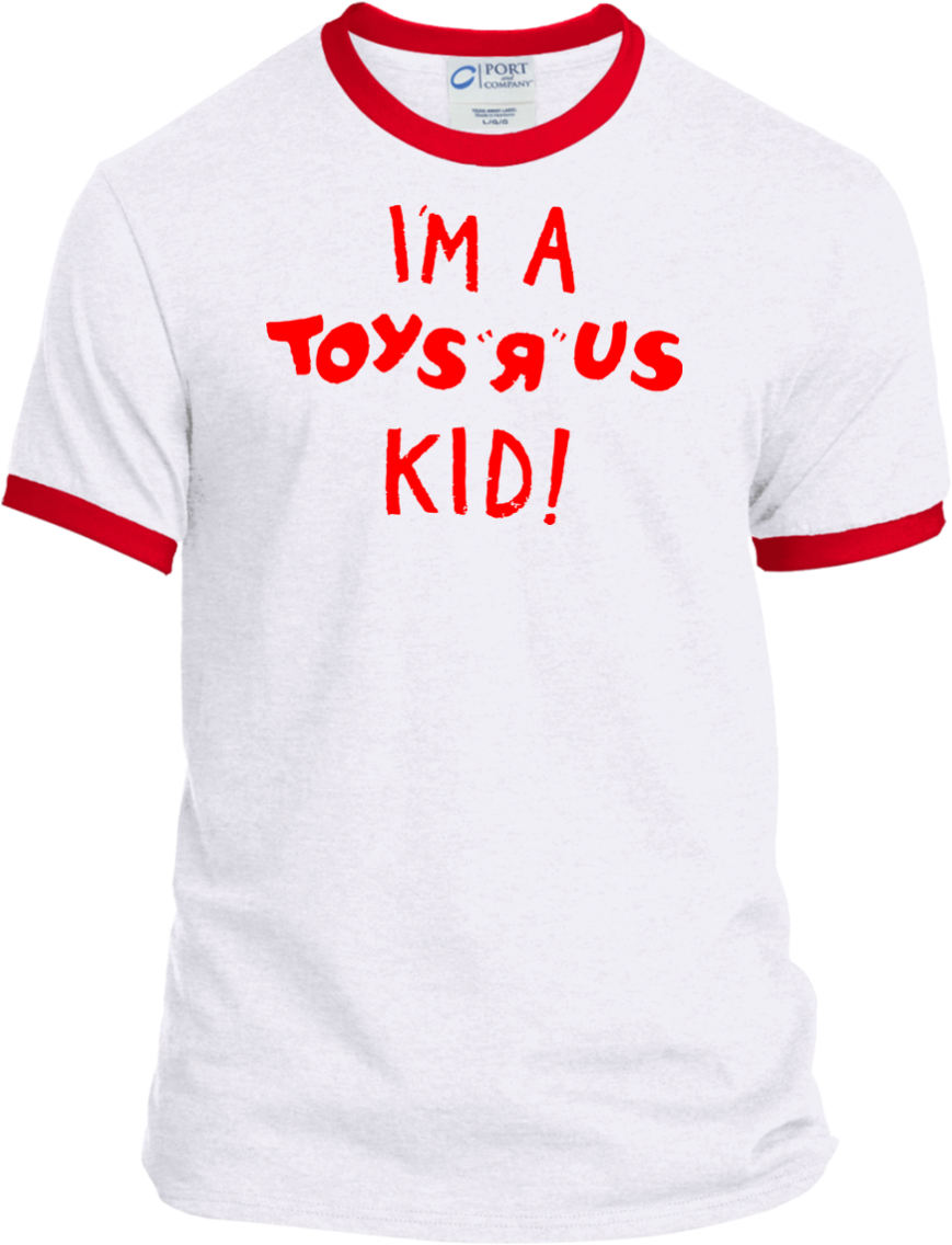 I'm A Toys R Us Kid Ringer Tee - Pokemon Go Poke Balls Ringer Tee (1155x1155), Png Download