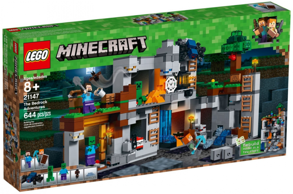 Lego Minecraft Bedrock Adventures (980x980), Png Download