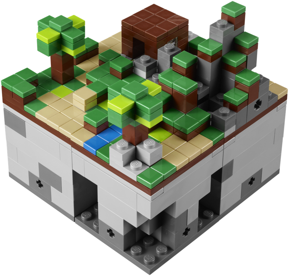 1 Of - Lego Micro Minecraft (1000x955), Png Download