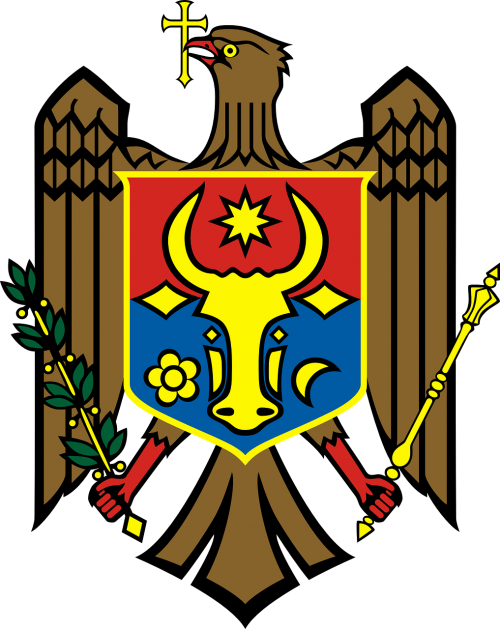 Moldova Flag Symbol (500x629), Png Download
