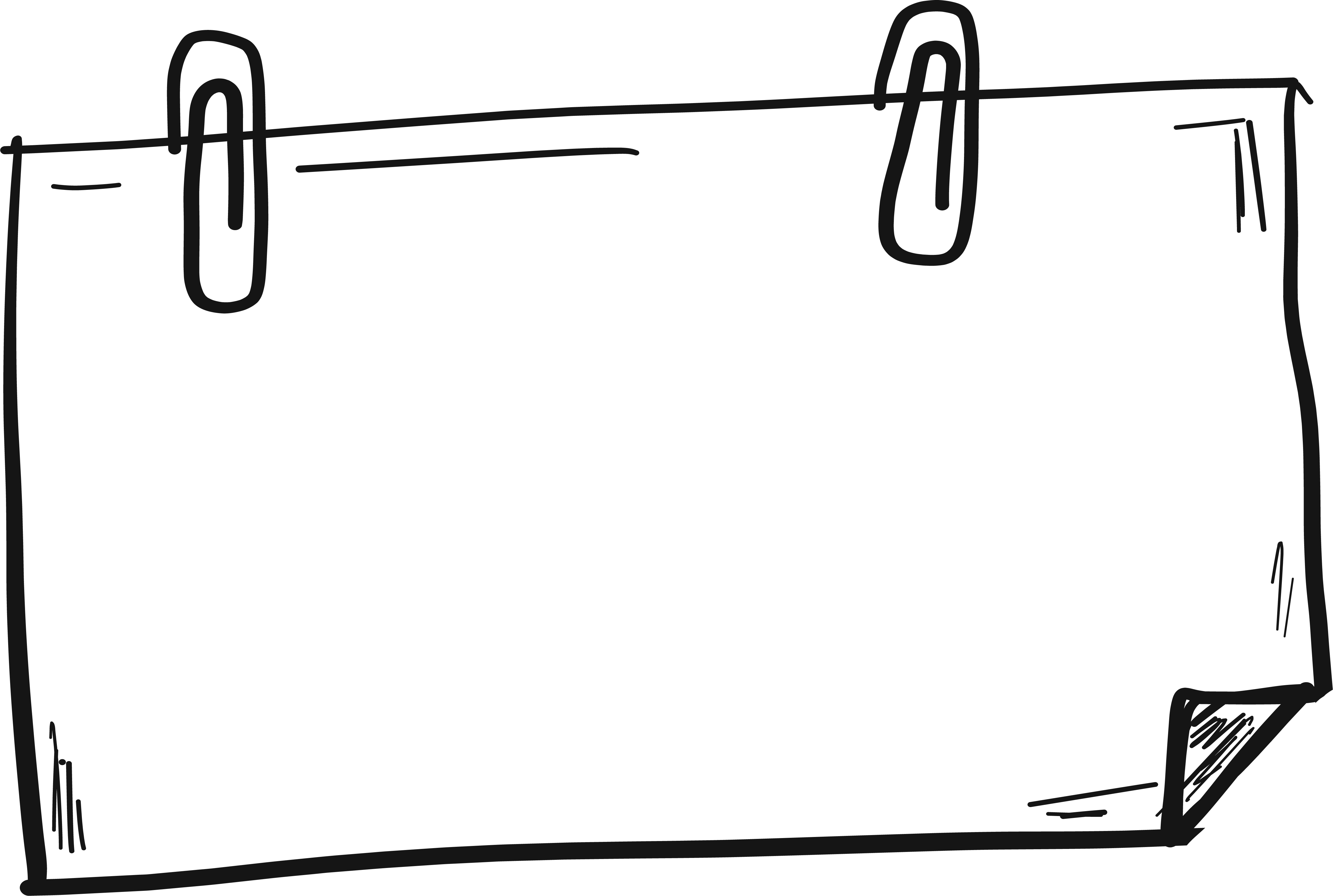 Download Transparent Hand Drawn Line Png Picture Black And White